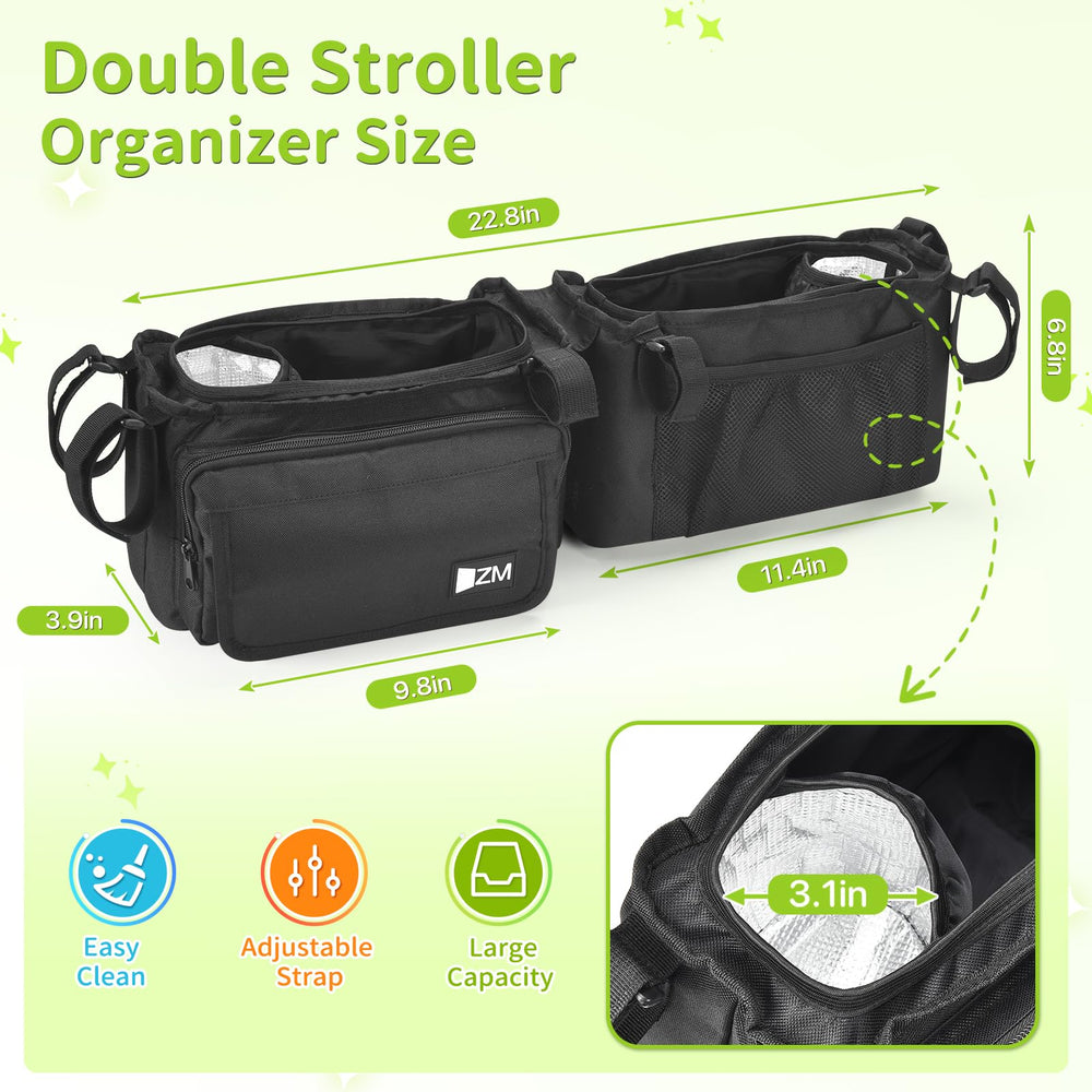 ZZM compatible with Bob Duallie, Jeep, and City Mini GT2 strollers