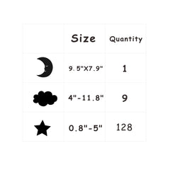 ZZMY Night sky wall sticker enhances bedtime storytelling in kids rooms.