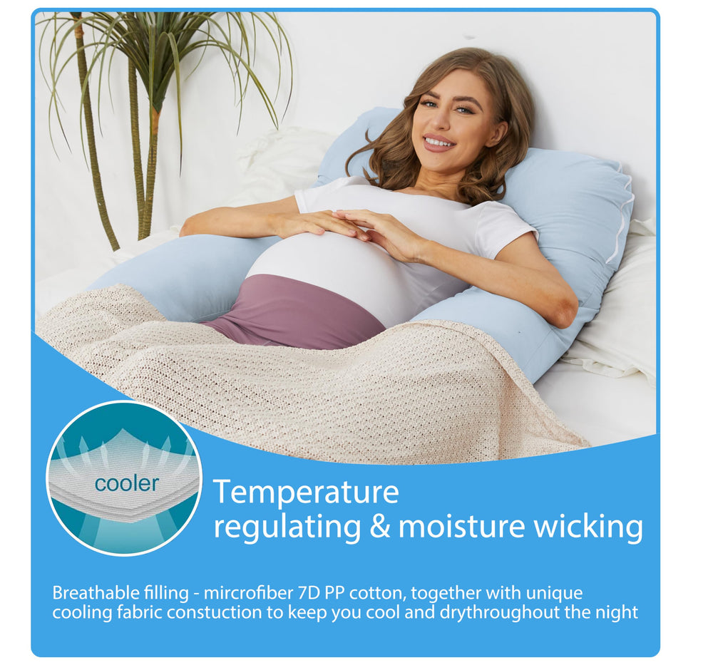 ZZZhen hip-support shot shows pelvic comfort during late-pregnancy rest.