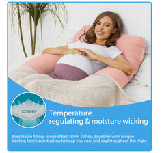 ZZZhen pillow supports back, hips, and legs for versatile comfort