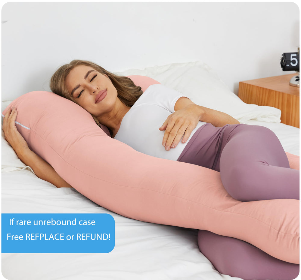 ZZZhen pillow beside bed for nursing and reading comfort