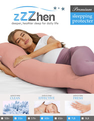 ZZZhen removable grey microfiber cover for easy washing